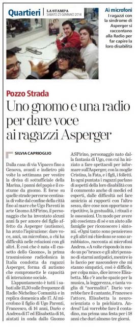 Il Cassetto dello Gnomo su La Stampa 25/01/2014